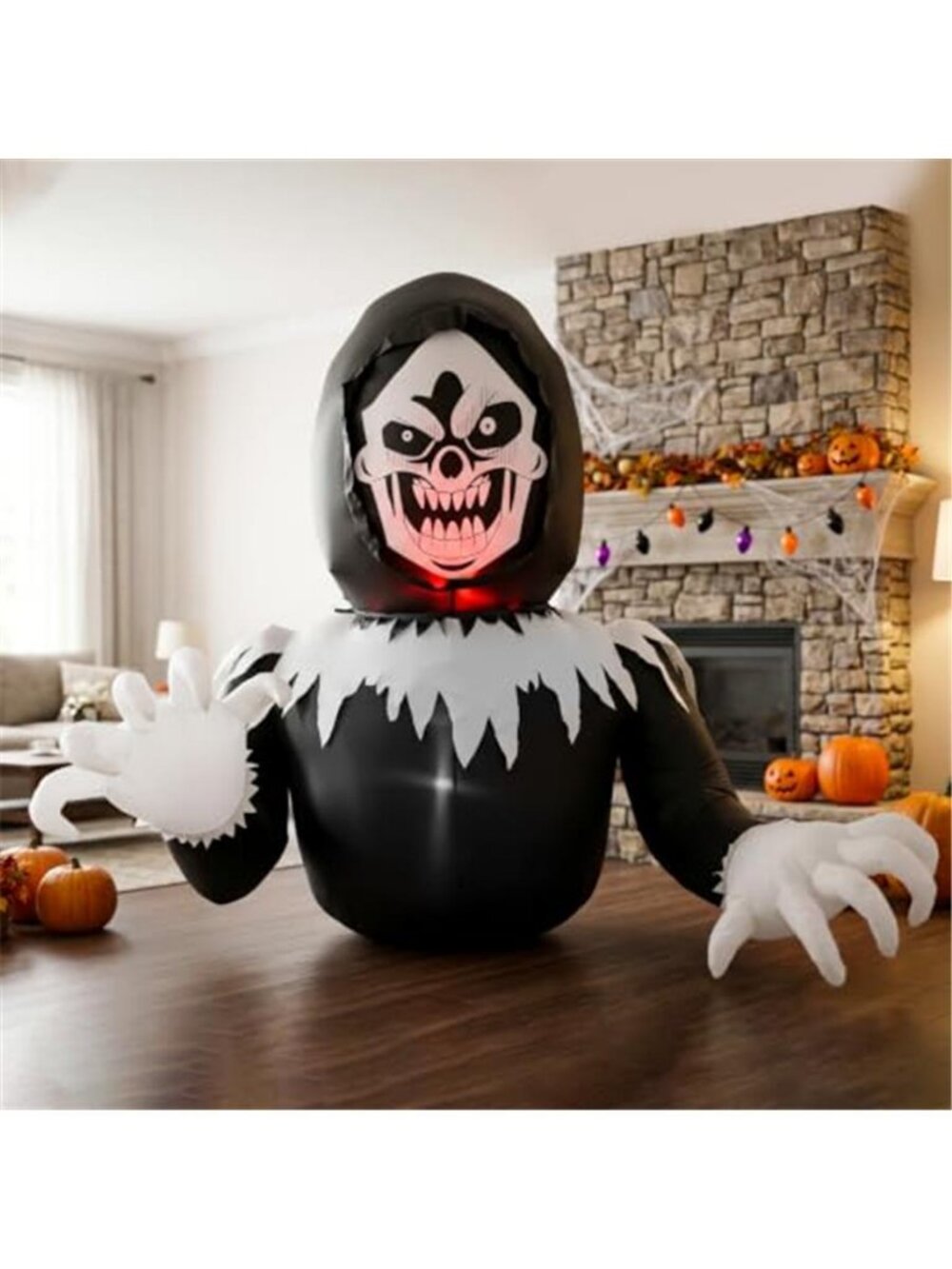 8FT Halloween Inflatable Blow up Scary Ghost Graden Yard Decoration